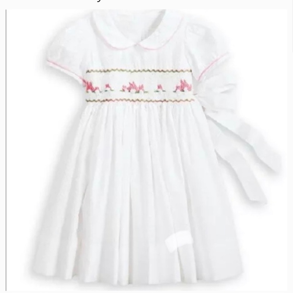 Bella Bliss Seersucker Bunny Dress